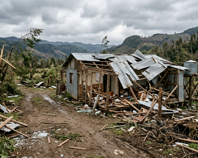 Senapred confirma 63 afectados y una vivienda destruida por tornado en Yungay