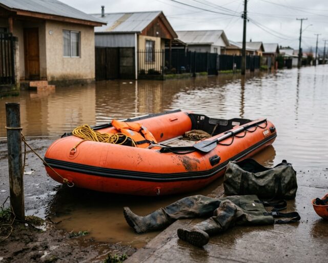 Alerta amarilla en Concepción por crecida del río Andalién