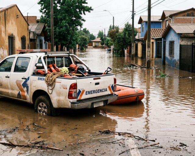 DOH inspeccionará río Llesquehue tras desborde que evacuó a 25 personas