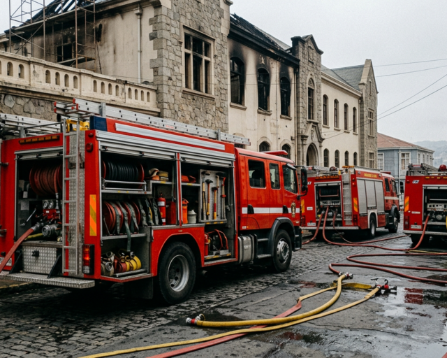 Bomberos acude a Casa Central de la Usach por presencia de humo y fuego