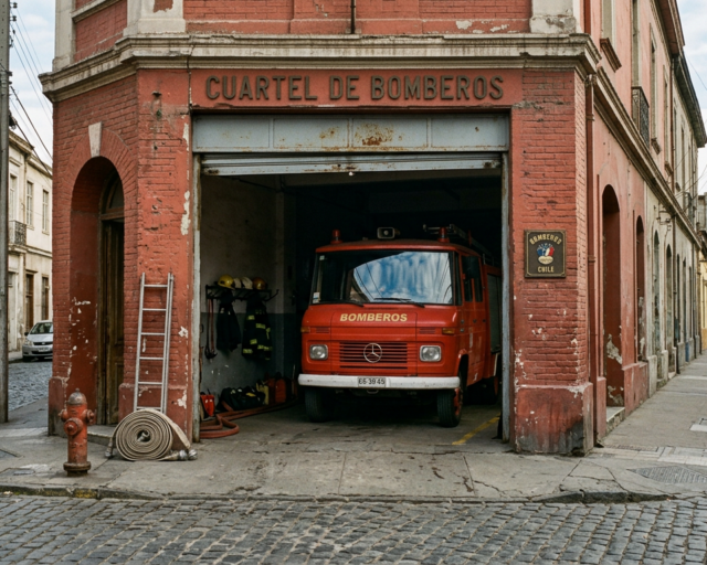 Incendio afecta local comercial y bodega en el centro de Santiago