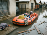 Lluvias provocan inundaciones en Lota, Región del Biobío