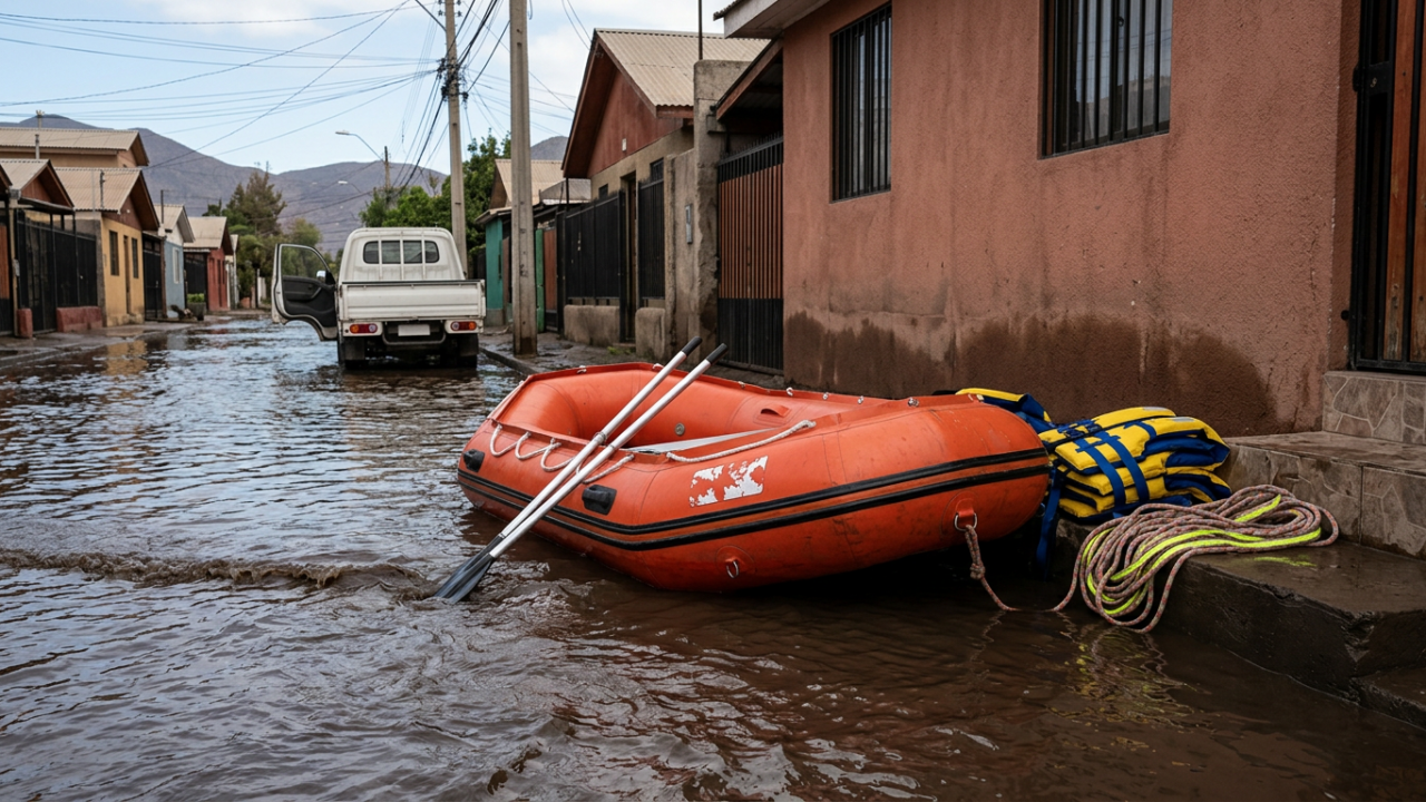 Senapred decreta alerta roja en diez comunas de Santiago por riesgo de aluviones