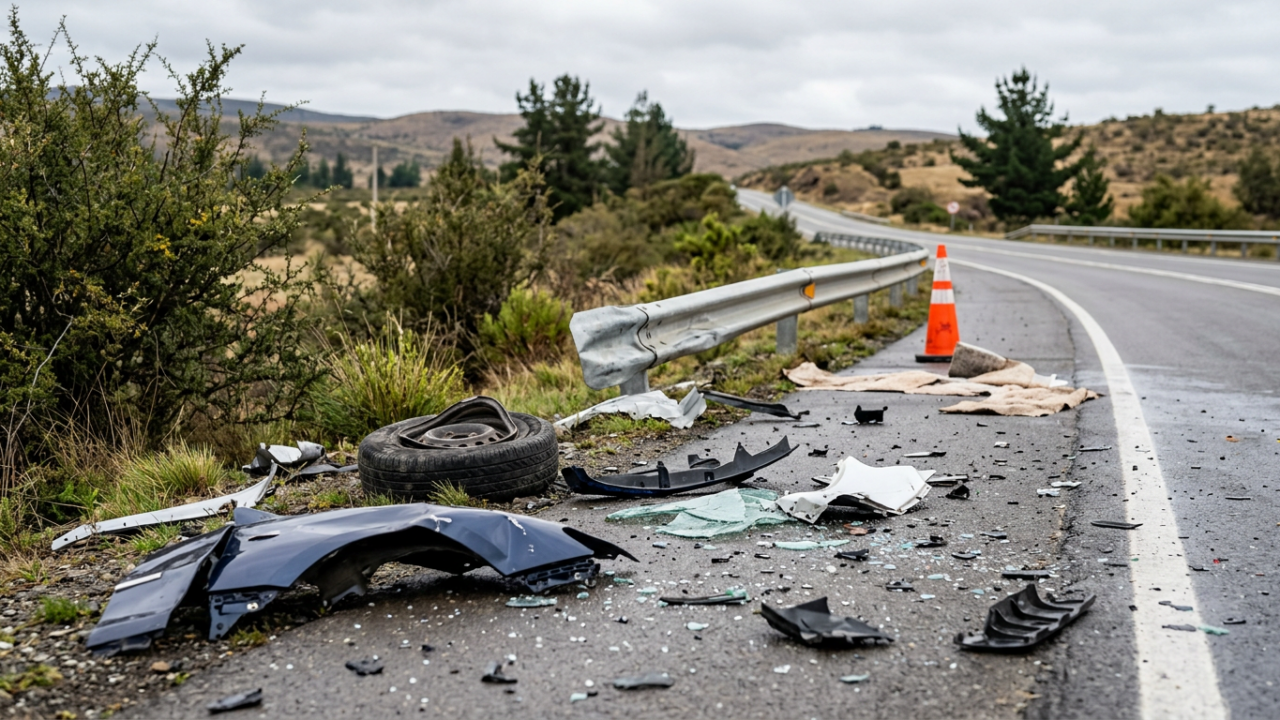 Choque frontal entre camión y jeep deja cinco muertos en ruta de Taltal