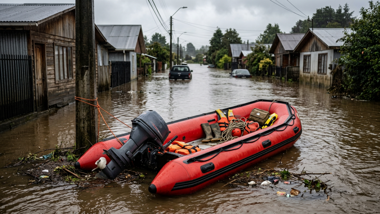 Gobierno evacuará 40 familias en Arauco por grieta de 500 metros en cerro