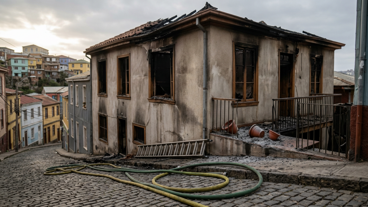 Incendio en edificio de Reñaca Alto moviliza a Bomberos de Viña del Mar