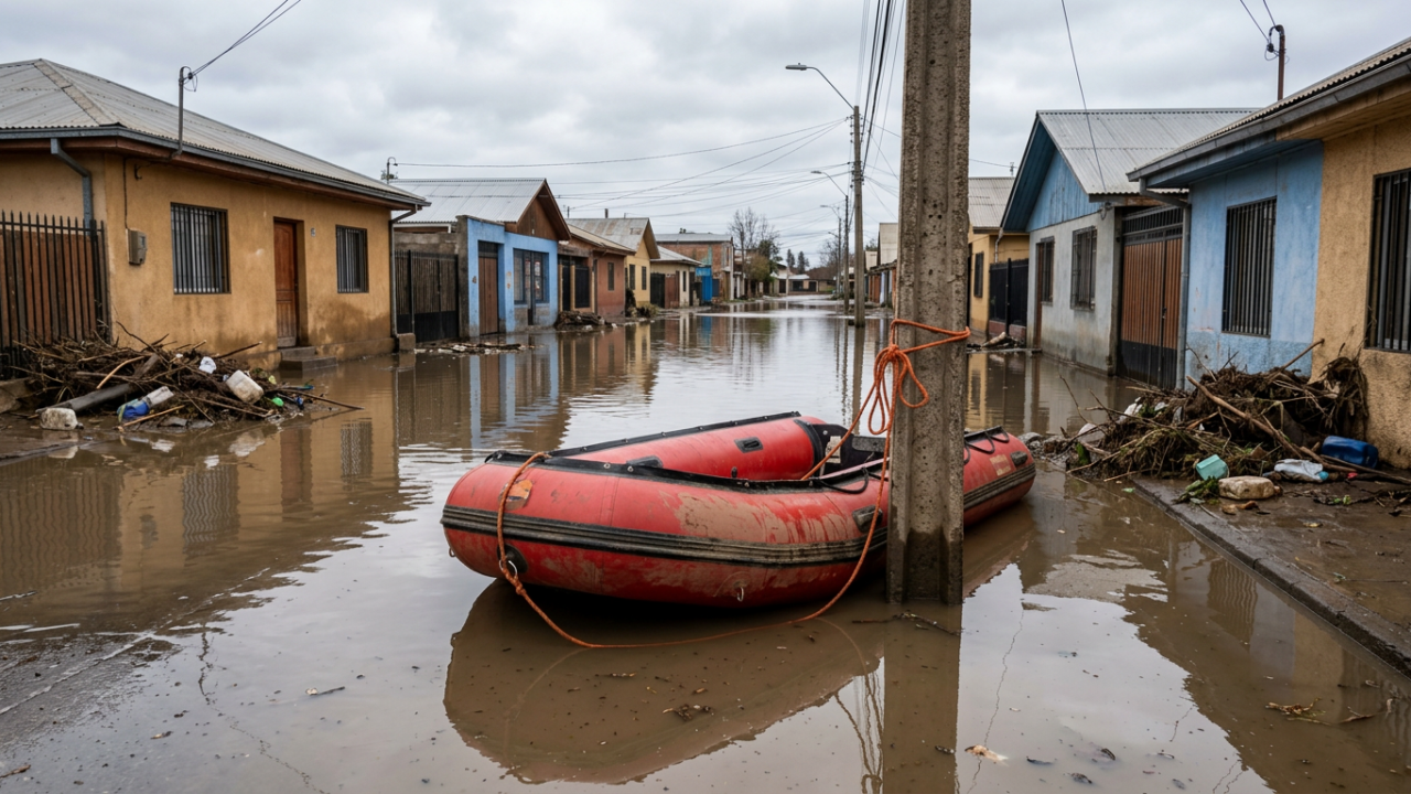 Senapred mantiene alerta roja en RM tras sistema frontal