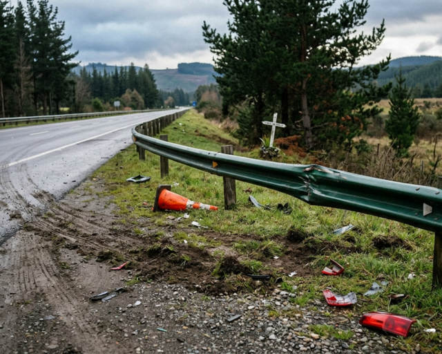 Dos fallecidos y un herido grave en choque frontal en ruta Villarrica-Freire
