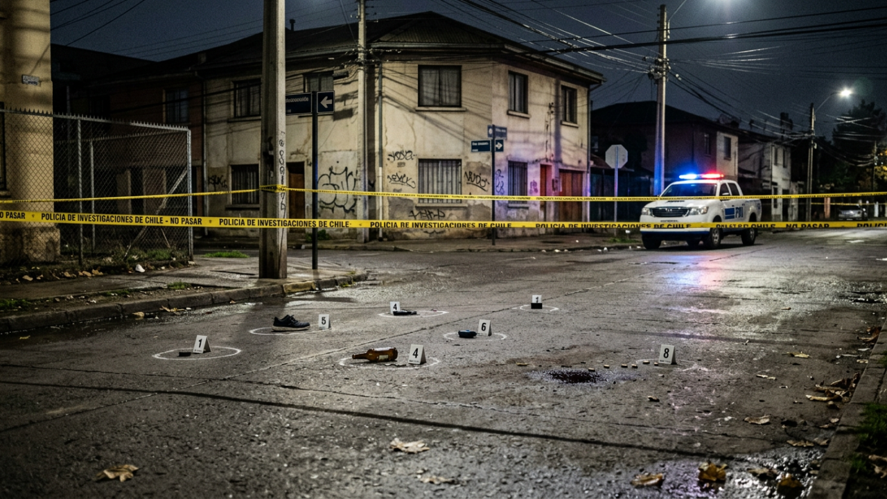 Hombre de 26 años muere por disparos en Recoleta durante la madrugada
