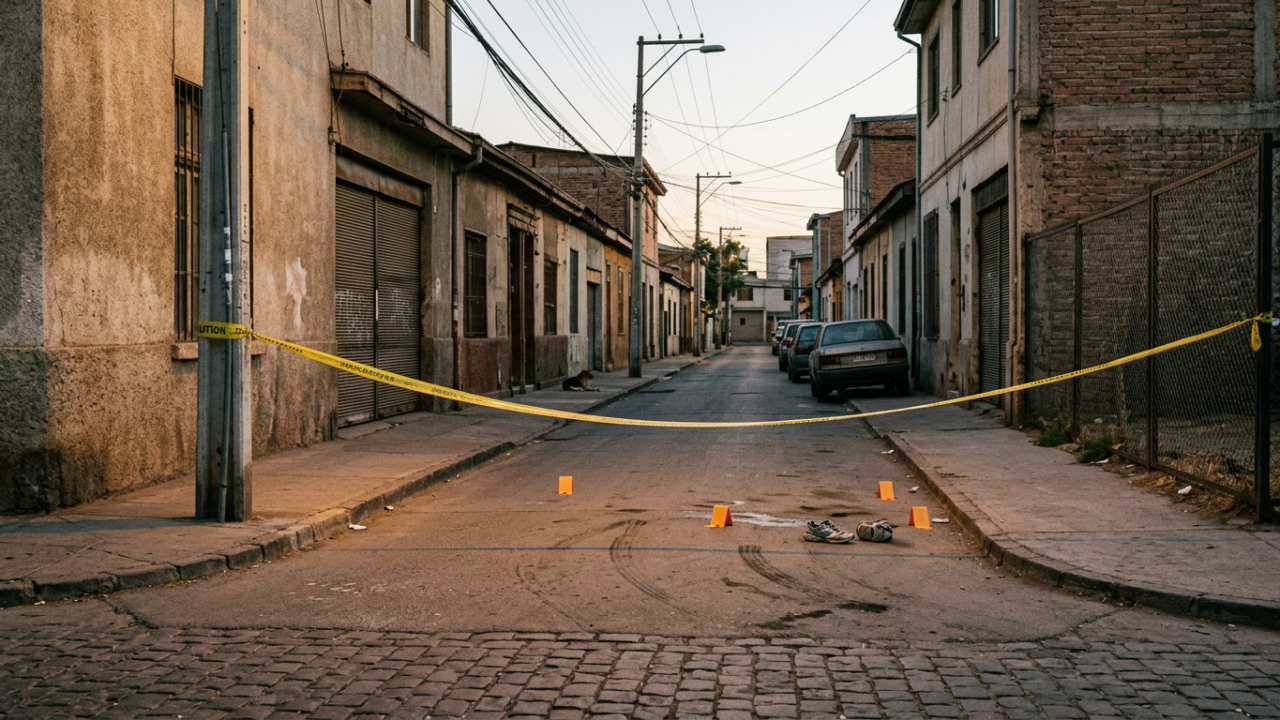 Fiscalía investiga homicidio y atentado con arma de fuego en Santiago