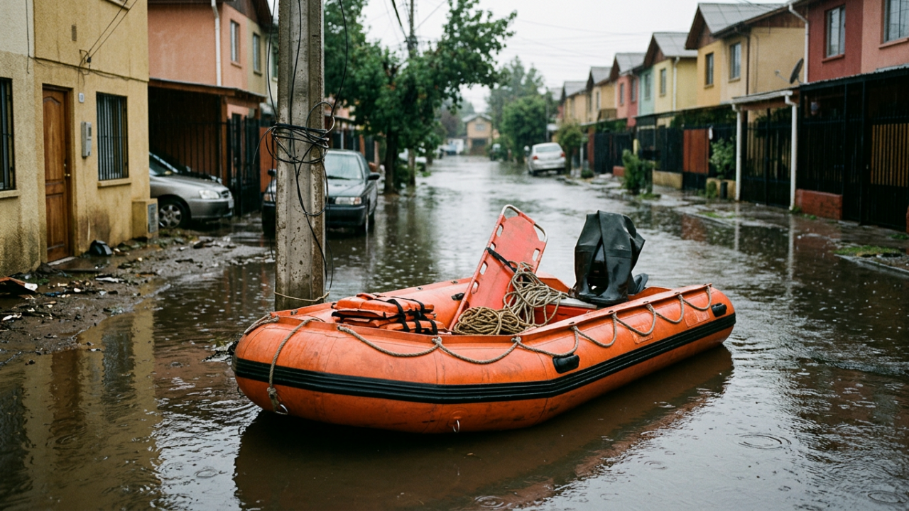 Lluvias en RM provocan inundaciones y evacuaciones en sector oriente
