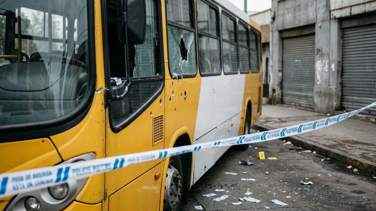 Tres detenidos en prisión preventiva por ataque a bus en San Antonio